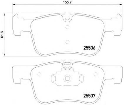 購入 34116850568 BMW ブレーキパッド 簡単に設置 自動ブレーキシステム 長持ち online manufacture
