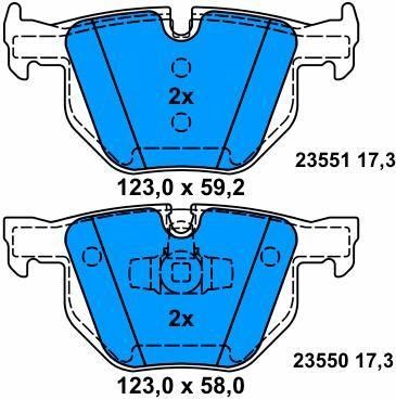 購入 防火 34216769105 自動車ブレーキパッド BMW X1 E84 耐疲労 online manufacture