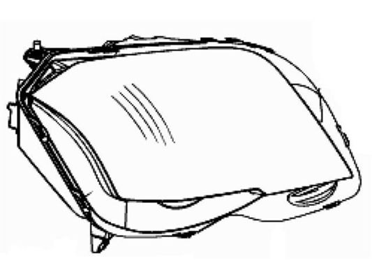2048208959 MERCEDES-BENZ GLK-CLASS (X204) のヘッドライトについて